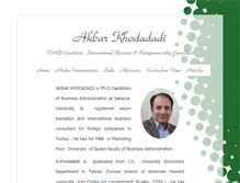 Tablet Screenshot of akbarkhodadadi.com